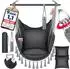 Kesser Safari XXL Hängesessel mit Kissen, Getränkehalter & Bücherfach, bis 150kg (Safari XXL)
