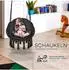 tillvex Hängesessel mit Kissen, schwarz, 200kg, Indoor & Outdoor (TVHS08)