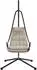 vidaXL Hängesessel (Egg Chair) mit Ständer taupe, Stahl (42003853)