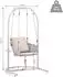 hjh Living Skylo Hängesessel Stoff, beige