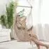 LuxusKollektion Hängesessel Indoor & Outdoor 2 Kissen 150kg, beige