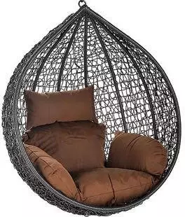 Home Deluxe Cielo Polyrattan Hängesessel Korb