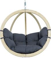 Amazonas - H&auml;ngesessel Globo Chair Anthracite Inkl. Sitzkissen Und Spiralfeder