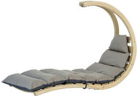 Amazonas - Schwebeliege Swing Lounger Anthracite Inkl. Sitzkissen Und Spiralfeder