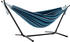 Vivere Blue Lagoon Doppel Baumwolle Hängematte mit Hängemattengestell 250 cm