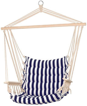 IPAE-ProGarden Hammock Chair Blue Striped