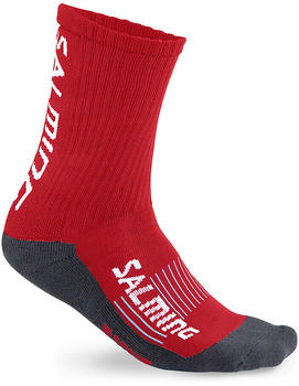 Salming Advanced Indoor Sock Socken 1190620-5 rot grau weiß