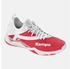 Kempa Hallen-Sport-Schuhe weiß rot