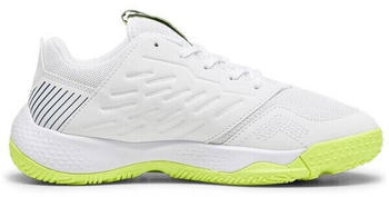 Puma Handballschuhe Accelerate Jr weiß ocean tropic-lime S 4099686074029