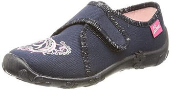Beck Mädchen Romantisch Slipper dunkelblau