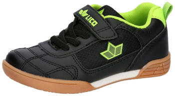 Lico Bernie V Hallenturnschuhe schwarz lemon