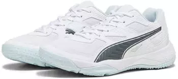 Puma SOLARFLASH II Hallenschuh PUMA White-Nitro Blue-Shadow Gray