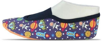 Beck Hausschuhe Pantoffeln blau