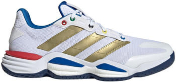 Adidas Stabil 16 Indoor Handball Shoes cloud white/gold metallic/dark blue