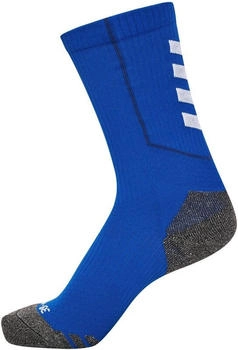 Hummel Training Socken LOW blau schwarz