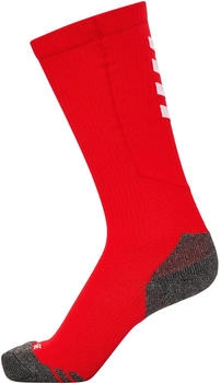 Hummel Training Socken high true red weiß