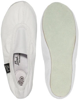Beck Gymnastikschuhe Turnschuhe Leder schwarz weiß