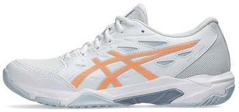Asics Gel-Flare Hallenschuh weiß-bright mango-sapph Asics Gel-Flare Hallenschuh weiß-bright mango-sapph