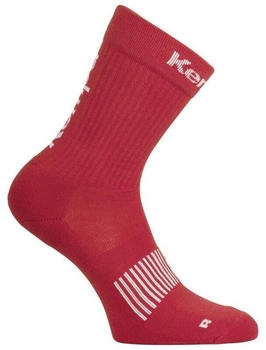 Kempa Logo Classic Socken rot wei&szlig; 36-40