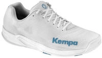 Kempa Wing 2.0 W | Hallenschuh wei&szlig;/aqua 3.5