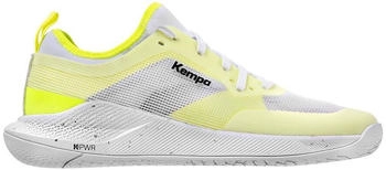 Kempa Kourtfly Handballschuhe Damen weiß fluo gelb