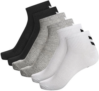 Hummel Hmlchevron 6-Pack Mid Cut Socks schwarz