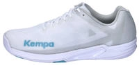 Kempa Wing 2.0 W | Hallenschuh wei&szlig;/aqua 7.5