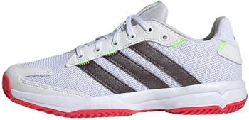 Adidas Stabil Junior Indoor Schuhe cloud white aurora semi lucid red