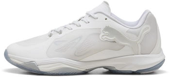 Puma Vantage NITRO Handballschuhe wei&szlig; silber aschgrau