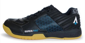 Karakal Super-Pro Court Badmintonschuhe schwarz blau