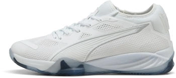 Puma Eliminate NITRO SQD 4 Handballschuhe wei&szlig; silber