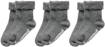 Hummel Hmlmini Non Slip 3-Pack Sock grau