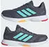 Adidas Ligra Indoor Kids aurora onix/flash aqua/semi lucid red