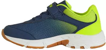 Lotto Indoor Shoe with Non-Marking Sole navy/lime