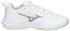 Mizuno Wave Stealth Pro Indoor Shoes (X1GA2680) white/aqua gray