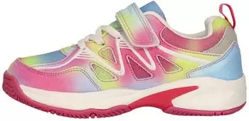 Endurance Tasi Indoor Shoe with Practical Hall Sole and Simple Closure pink/wei&szlig;