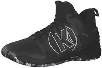 kempa 200867001, Kempa Attack Mid-Top Handballschuhe mit Michelin Laufsohle schwarz