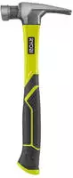 RYOBI 5132005333, Ryobi Klauenhammer RH16FSS (gr&uuml;n/grau, magnetischer Nagelhalter)