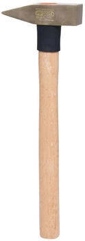 KS Tools BRONZEplus Schlosserhammer 500 g mit Hickorystiel - 963.2010