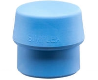 Halder Simplex Schonhammer-Einsatz Kopf &oslash; 40 mm H&auml;rtegrad 1 TPE-Soft blau