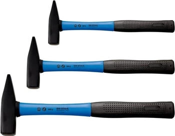 SW-Stahl Schlosserhammersatz mit Fiberglas-Stiel, 3-teilig (50430L)