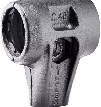 Halder SIMPLEX Ersatzgeh&auml;use verst&auml;rkter Stahlguss &Oslash;40mm (3711040)