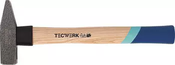 Tecwerk Schlosserhammer 800g Hickory-Stiel 350mm mit Nylonschutzh&uuml;lse