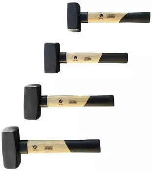VaGo F&auml;ustelhammer-Set 800/1250/1500/2000g, 4-tlg. (233-508/512/515/520)