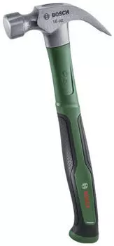 Bosch Nagelhammer 450g, Hartmetallstahl, Softgrip-Glasfaserstiel (1600A02ZA2)