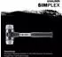 Halder SIMPLEX-Schonhammer Fiberglasstiel TPE-mid Ø40mm (3739.040)