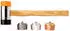 Neo Tools Ausbeulhammer mit Wechselköpfen 1340g, Ø60mm (TOP-11-637)