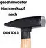 SW-Stahl Schlosserhammersatz mit Stielschutz, 3-teilig, 300g-500g-800g (50930L)