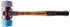 Halder SIMPLEX Schonhammer TPE-soft/TPE-mid, Tempergussgehäuse, Holzstiel, Ø50mm (3013.051)