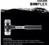 Halder SIMPLEX-Schonhammer Fiberglasstiel TPE-mid Ø40mm (3737.040)